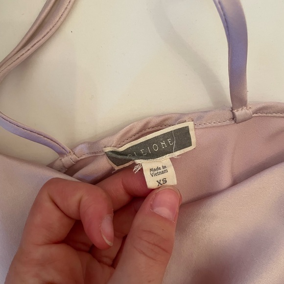 Pink Silk Going Out Top/Bodysuit - Picture 5 of 6